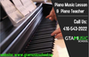 Piano Music Lesson And Piano Teacher Image